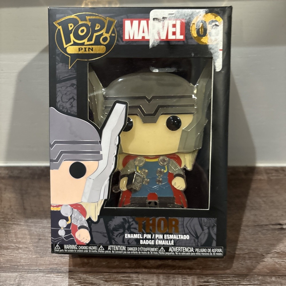Funko Pop! Pin Marvel Thor Enamel Pin #03 Collectible Superhero